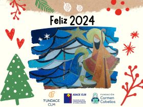 Desde FUNDACE CLM os deseamos unas Felices Fiestas y que 2024 esté repleto de alegría y buenos momentos